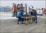 Сотрудники Республиканского центра медицины катастроф стали участниками тренировки по ликвидации последствий ДТП