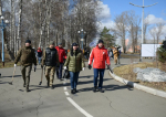 Субботник в благоустроенном парке Абакана: единство, память и забота о городской среде