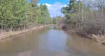 В Таштыпском районе вода залила дорогу