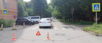 В Абакане девушку сбили на пешеходном переходе