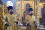 В Неделю 6-ю по Пятидесятнице Преосвященный Владыка совершил Божественную Литургию в Cпасо-Преображенском кафедральном соборе