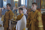 В Неделю 6-ю по Пятидесятнице Преосвященный Владыка совершил Божественную Литургию в Cпасо-Преображенском кафедральном соборе