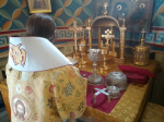 В Неделю 6-ю по Пятидесятнице Преосвященный Владыка совершил Божественную Литургию в Cпасо-Преображенском кафедральном соборе