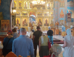 В Неделю 6-ю по Пятидесятнице Преосвященный Владыка совершил Божественную Литургию в Cпасо-Преображенском кафедральном соборе