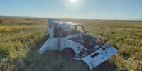 Авто - в хлам: бесправник не смог удержать  Жигули  на трассе в Хакасии - Газета Шанс online