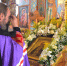 В день памяти преподобного Серафима Саровского в Спасо-Преображенском кафедральном соборе Божественная Литургия совершена собором трех архиереев - Абаканская епархия