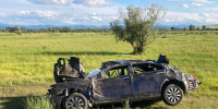 В Аскизском районе автомобиль съехал с дороги, пострадала женщина-водитель - Пульс Хакасии