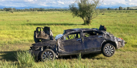В Аскизском районе автомобиль улетел в кювет - Республиканская телевизионная сеть