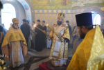 В Неделю 8-ю по Пятидесятнице Управляющий епархией совершил Божественную Литургию для участников православного молодежного форума «Изербель-2025»