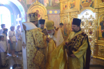 В Неделю 8-ю по Пятидесятнице Управляющий епархией совершил Божественную Литургию для участников православного молодежного форума «Изербель-2025»