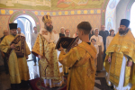 В Неделю 8-ю по Пятидесятнице Управляющий епархией совершил Божественную Литургию для участников православного молодежного форума «Изербель-2025»