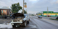 В Черногорске водитель иномарки врезался в отечественный автомобиль - Газета Хакасия