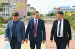 Бульвар «На семи ветрах», ремонт сетей водоснабжения и открытие кластера: глава Хакасии посетил Саяногорск