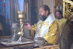 Архиерейское служение в день предпразднства Рождества Божией Матери