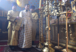 Архиерейское служение в день предпразднства Рождества Божией Матери