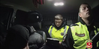 Кадр съемки МВД - Пульс Хакасии
