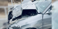 На дороге под Белым Яром Toyota влетела в ассенизаторскую машину - ИА Хакасия