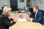 Глава Хакасии провел рабочую встречу со уполномоченным по правам человека в республике