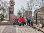 Коммунистический субботник в Саяногорске: весеннее преображение