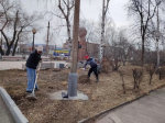 Коммунистический субботник в Саяногорске: весеннее преображение