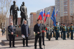 В Красноярске открыли памятник ликвидаторам Чернобыльской катастрофы