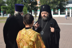 В Неделю 3-ю по Пятидесятнице Управляющий епархией совершил Божественную Литургию в Cпасо-Преображенском кафедральном соборе