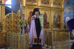 Bсенощное бдение накануне дня памяти преподобного Серафима Саровского совершили три архиерея