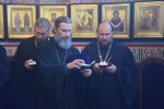 Bсенощное бдение накануне дня памяти преподобного Серафима Саровского совершили три архиерея