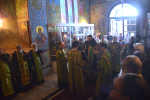 Bсенощное бдение накануне дня памяти преподобного Серафима Саровского совершили три архиерея