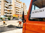 В Абакане восстанавливают асфальт после ремонтов тепловых сетей
